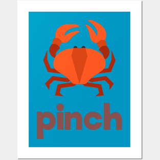 Crab pinch Posters and Art